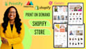 setup shopify pod store shopify print on demand store dropshipping shopify store