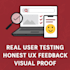 test your website or app and give UX feedback with screenshots