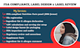 do fda, nutrition facts, nutrition facts, label design and label review