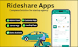 develop uber, indrive clone rideshare app with parcel delivery system