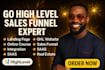 setup gohighlevel sales funnel, CRM automation, ghl expert, ai agent, n8n ai,