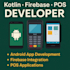 develop android apps with kotlin firebase and pos device support
