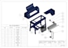 custom design autocad 2d and 3d with dimensions and full bom