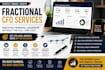 provide a virtual cfo for startups, monthly forecasts, budgets and strategy