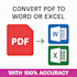 do data convert, image to text, excel, work,  copy paste