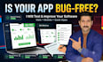 do professional QA testing, bug testing and software testing for your web app