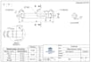 create a 3d cad model and detailed technical drawing