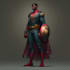 design cool superhero character art