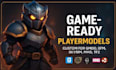 create game ready 3d player character sfm model gmod mmd skyrim garry mod tf2