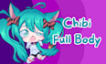 draw cute custom chibi characters for you