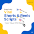 write viral youtube shorts or instagram reels scripts with hooks and ctas