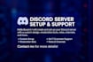 build a custom discord server with roles, channels, bots, and support