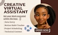 do creative VA notion database, build notion template notion database