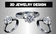design 3d jewelry cad models with 3d rendering and animation for 3d modelling