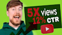 design attractive clickbait youtube thumbnail