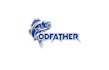 design cod father yacht transom logo