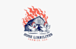 design cool funny farm business logo