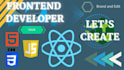 write script in html, css, javascript, react web  development