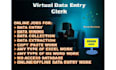 do data entry , manual data entry, pdf to excel
