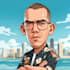 create funny avatar big head cartoon caricature