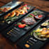 design professional restaurant banners, food flyers