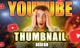 design amazing , miniature , best youtube thumbnail design