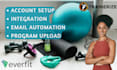 setup upload and transfer your program to trainerize, everfit fitness coaching