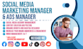 be your professional monthly social media manager and ads expert