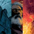 create sequential comic book illustration, book art, covers