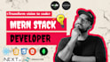 be mern stack developer, custom website