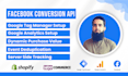 setup meta facebook pixel, conversion API,  ga4 ecommerce tracking, GTM