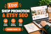 do etsy shop promotion, etsy marketing, etsy listing ranking, etsy seo traffic