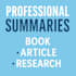 summarize your book, document, article, or research paper