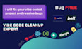 fix bugs in vibe coded website or app, replit lovable etc