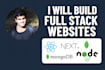 develop a custom react or next js web app