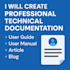 write professional technical documentation, user manuals, and guides