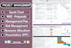 create excel gantt chart, project timeline and task schedule