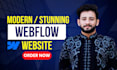 design and develop a modern and stunning webflow website