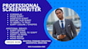 write original film scripts, TV pilots, and features