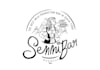 design attract mountains milk churns bar logo