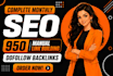 do  monthly off page SEO service using authority white hat dofollow backlinks
