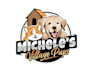 do amazing attractive village pups logo