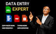 do data entry, copy paste and excel data entry work for you