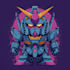 create cartoon mecha robot gundam t shirt design