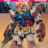 design futuristic mecha robots and pilots cyberpunk