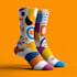 create beautiful socks design