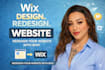 redesign wix website wix studio wix online store wix booking wix local business
