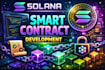 develop smart contract for your dapp, custom sol token, nfts