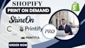 cruixie print on demand shopify store, setup print on demand