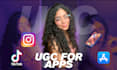 create ugc videos for apps, websites or digital products